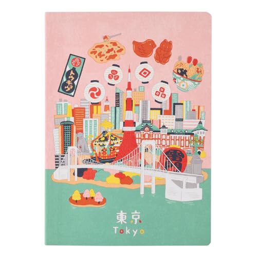 能率手帳 NOLTY JAPANノート A6 ログタイプ(3.5mmドット方眼) 東京 ホワイト用紙 JP0102