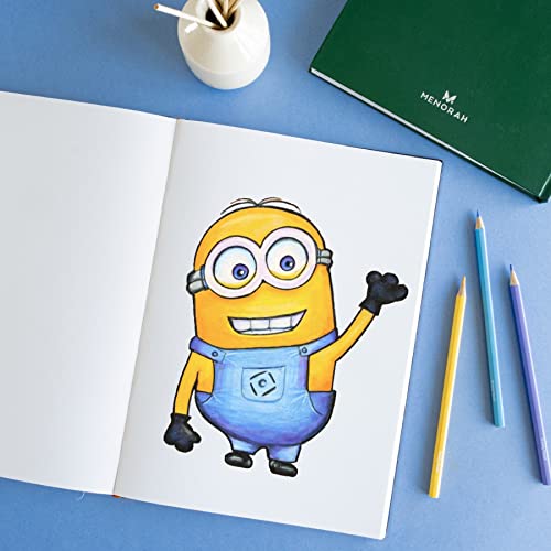 Image of MENORAH - Artist Sketch Book - A4-115 GSM (160 Pages / 80 Sheets) Drawing Notebook - Hard Bound Book - (29.7 cm x 21 cm) - Completely Handmade - Portrait- Dark Blue