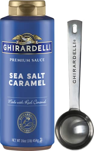 Ghirardelli Sea Salt Caramel Flavored Sauce, 16 Ounce Squeeze Bot...