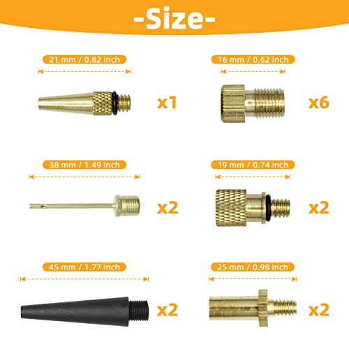 Jawflew Ball Pump Needle Inflation Needle Air Pump Needle For Bike, Sports Ball And Inflatable Equipment #TOP1