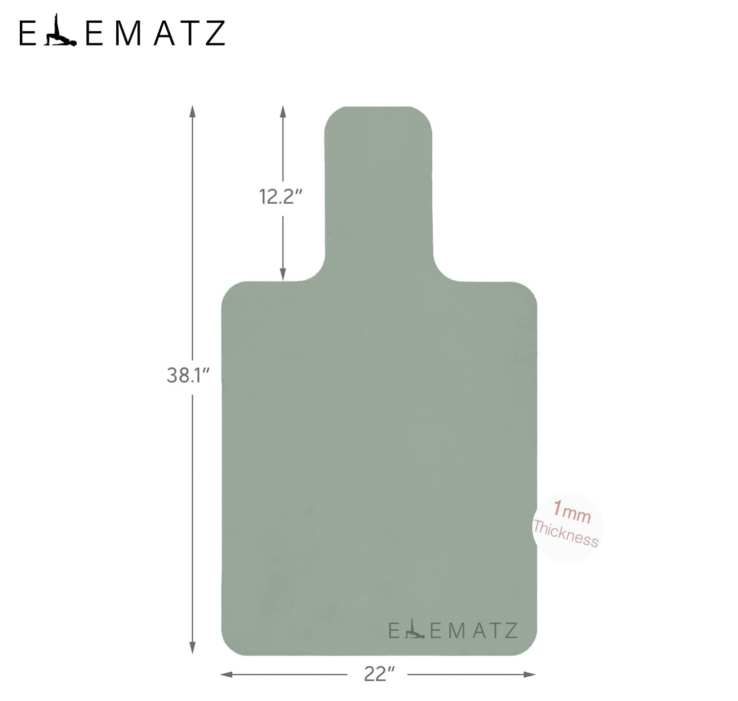 Alfombra Reformadora Pilates Verde