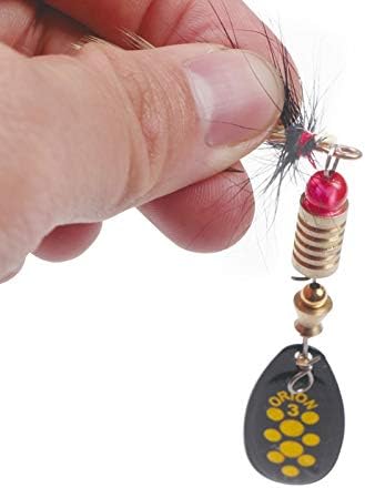 予約中 熱い釣りのルーズのウォッカーのマススプーンメタルスピナーの餌釣り釣りエースの海のハードルアーズの羽水着フック