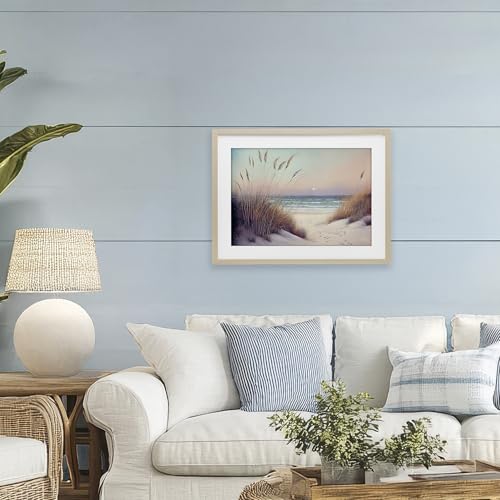 Impression encadrée Euphoria Beach Dunes Stupell décoration murale mer - 3