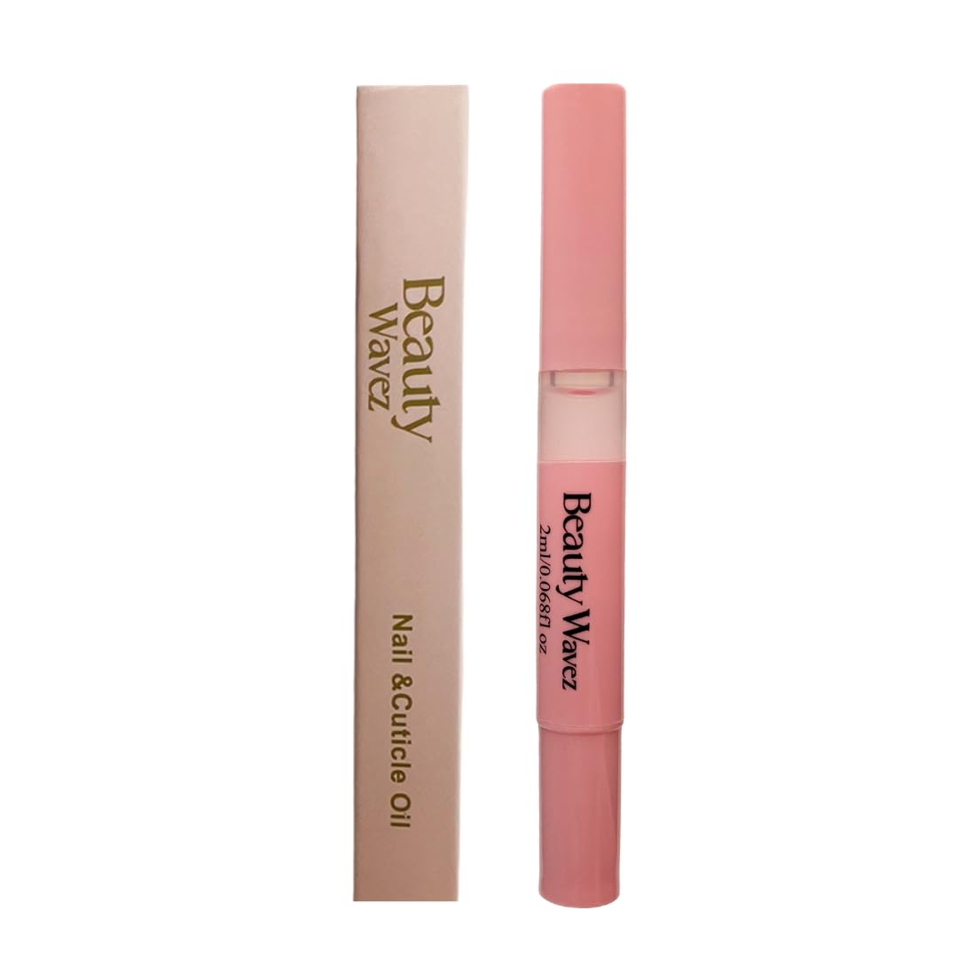 BeautyWavez Nail and Cuticle Oil Pen with Vitamin E and Essential oils for Brittle Peeling Breaking Thin Nails - Nail Growth Oil, Softens Cuticles,