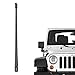 Rydonair Antenna Compatible with Jeep Wrangler JK JKU JL JLU Rubicon Sahara (2007-2019) | 13 inches Flexible Rubber Antenna Replacement | Designed for Optimized FM/AM Reception