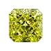 New 2026 Cubic Zirconia Asscher Cut Grrien Color Gemstones Synthetic Square Corner Loose Cz Stones Jewelry Material Fashion Trendy Accessories Creative Gift