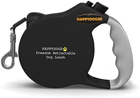 Retractable Dog Leash for Large & Small Dogs 44lbs - 220lbs in Weight - Retracting Mechanism Meets Strict TUV Standards - Strong 16 Foot Long Tangle Free Nylon - Fun and Freedom When Walking Your Dog