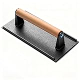 KuBen ミートプレス器 丸型ミートプレス 肉押さえ 食肉プレス イカ焼き機プレス 海鮮 調理器具 家庭料理ドアキャンプバーベ ホットサンド ステーキ キッチン用ツール アウト ミートプレス ベーコンプレス (長方形)