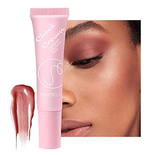 GL-Turelifes Cheek Heat Gel-Cream Liquid Blush Makeup, Lightweight, Breathable Feel, Sheer Flush Of Color, Natural-Looking, Dewy Finish, Liquid Blusher Cheek Color 0.42 Fl Oz (#5)