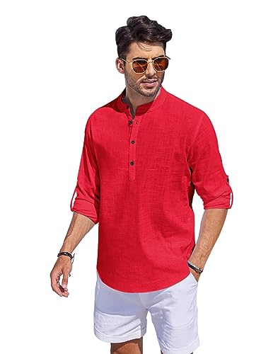 Image of Bellstone Kurta for Man | Men's Trendy Short Kurta | Shirt for Man | Men's Casual Shirts | Kurta Wedding for Men | Stylish Full Sleeve Shirts | Mandarin Collar Short Kurta for Men