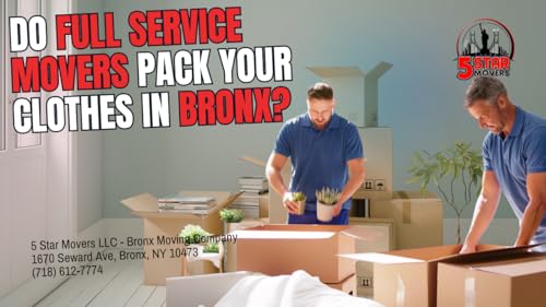 Do full service movers pack your clothes in Bronx?