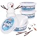 Kangaroo 3 Pack Build a Snowman Kit Snowballs Toys for Kids Stocking Stuffers - Snow Play Winter Toys Christmas Crafts DIY - Snow Man Kit Outdoor Modeling Clay Craft - Xmas Stocking Stuffers for Kids