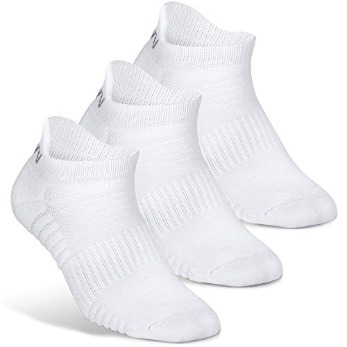 VWELL Athletic Running Socks for Men Women Thick Cushion Low Cut Sports Ankle Socks