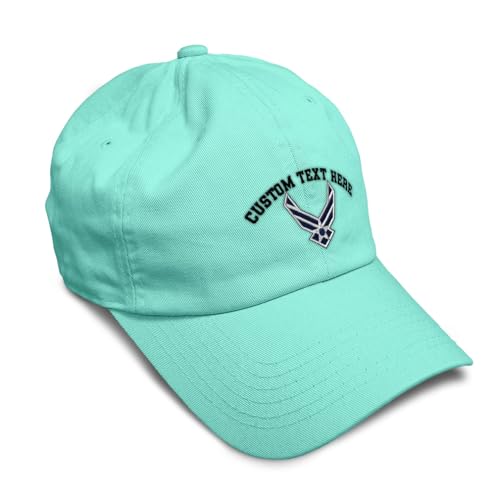 Image of Speedy Pros Soft Baseball Hat Embroidered Dad Hat Air Force Emblem Embroidery Men & Ladies Baseball Cap Cotton