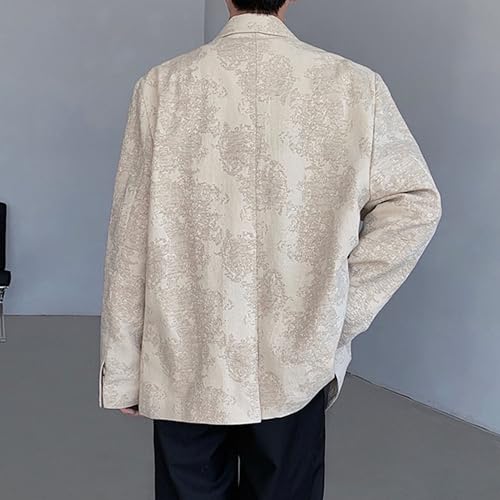 Men's Oversized Blazer Leisure Loose Streetwear Suit Jackets Casual Lightweight Suit Jacket3