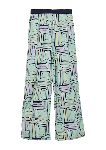 Pantalones anchos de viscosa s.Oliver holgados holgura total contra el calor