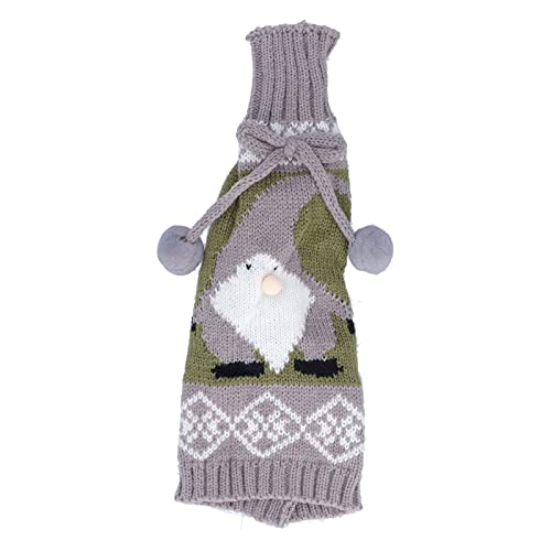 aqxreight Funda Tejida para Botella, Funda para Bolsa, Decoración del Hogar para Navidad, Boda, Fiesta de Cumpleaños, Villa Adecuada para Traer a la Familia y Decoración de la Tapa de la Botella.