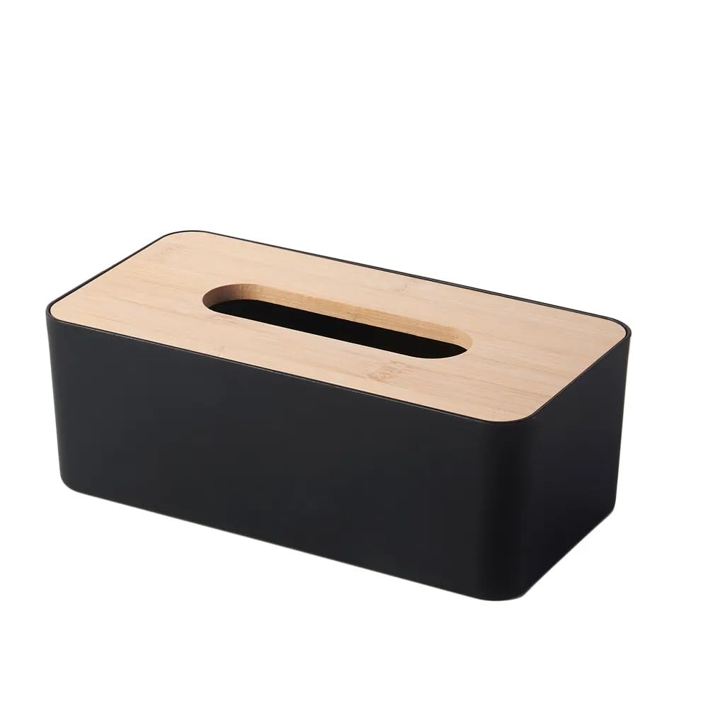 divinezon Wooden Tissue Paper Holder Box Organizer for Car Decor Home | 21 x 12.5 x 9.5 Cm | Wooden, Plastic | Black (B0CW9FY3ML) Amazon Price History, Amazon Price Tracker