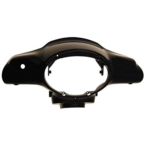 one - one by Camamoto cod.77390150G carénage couvercle de guidon couvre-direction contour phare tableau de bord avant noir compatible avec aprilia scarabée/scarabée street restyling 50/100cc année 2001/2012