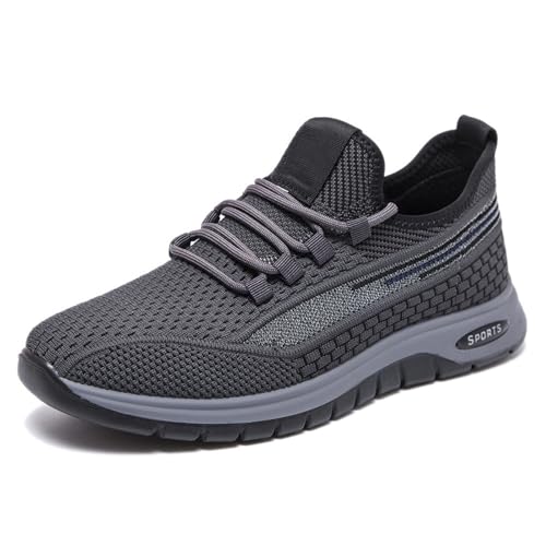 Luckywaqng Zapatillas deportivas para mujer – Air Cushion Slip On Orthopädische Schuhe Sneaker Freizeit Mesh Transpirable Turnschuhe Outdoor Running Tennis Walkingschuhe Fitness Jogging