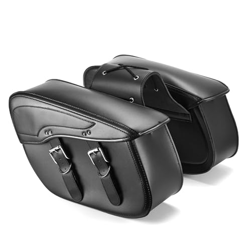 Sacoche moto étanche en PU pour selle latérale de Kawasaki Vulcan