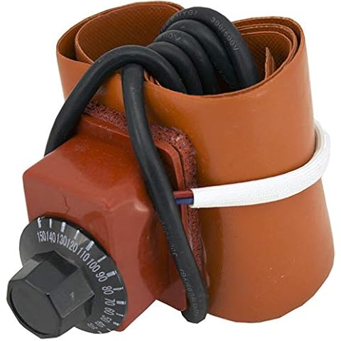 Duda Diesel PHS Small Silicone Pail Heater Adjustable Thermostat 450W 110V/120V 790 mm x 102 mm, 4" Height, 0.06" Width, 31.1" Length Cover