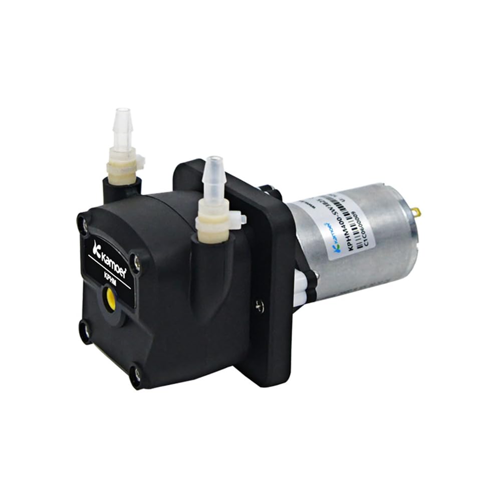 Kamoer KPHM400-SW3B25 Schlauchpumpe mit hohem Durchfluss, 12 V Gleichstrom-Bürstenmotor, 400 ml/min, Labor-Flüssigkeitsdosierpumpe mit BPT-Schlauch