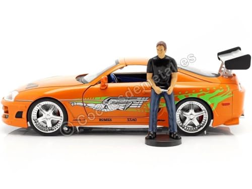 Jada Toys Brian y Toyota Supra 1995 1:18 miniatura 3