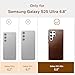 kingflag Genuine Leather Case for Samsung Galaxy S25 Ultra, Compatible with Magsafe, Oil Wax Top-Grain Leather, Metal Buttons (Rustic Brown, S25 Ultra)