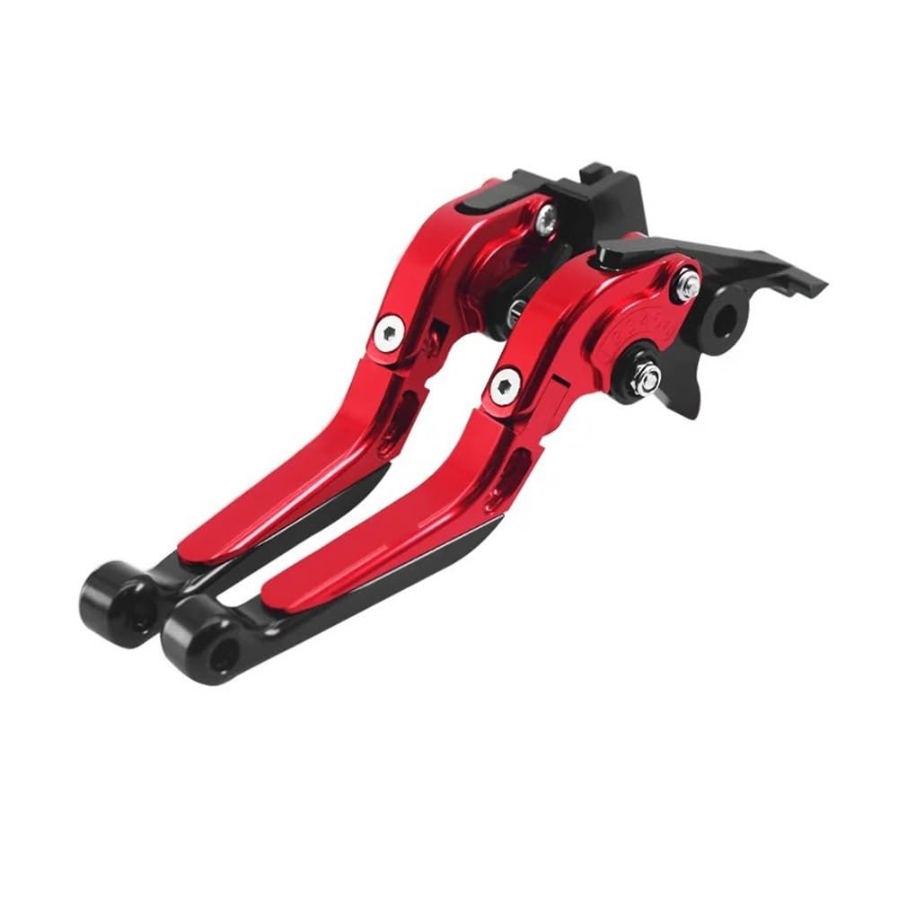 Yuegtik for MT03 for MT25 for MT-03 for MT-25 for Mt03 for Mt25 Motorcycle Adjustable Folding Brake Clutch Levers Handles Clutch Lever(Red T-03)