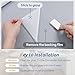 rabbitgoo Window Privacy Film, Frosted Glass Window Clings, Static Cling UV Heat Blocking Door Stickers for Home Bathroom, Removable Indoor Decal Coverings Day and Night, Pure, 17.5 x 78.7 Inches