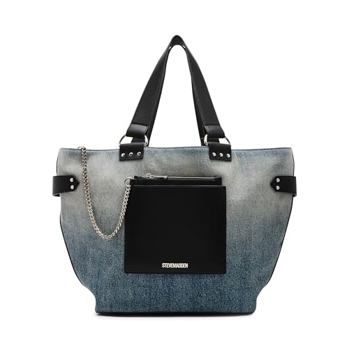 Steve Madden Aliciaa XL Denim Tote