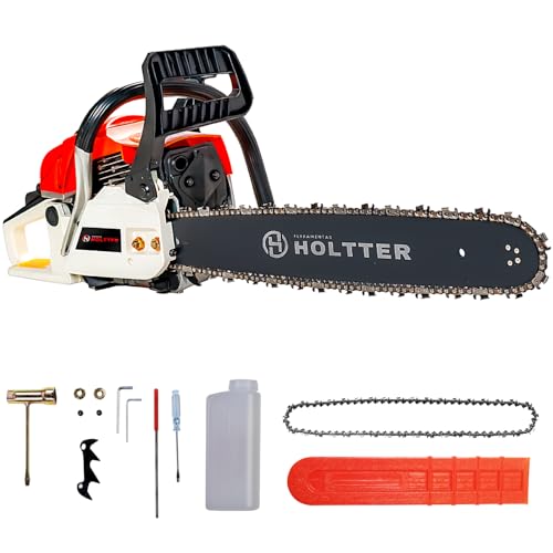 HOLTTER, Motosserra A Gasolina 52cc Sabre 20 Polegadas Moto Serra, Corta Bambu Madeira Lenha Galhos, Domestico motosserra para jardim para poda de árvores
