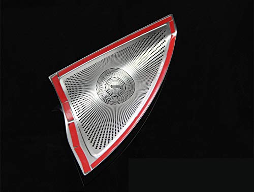 Interior Car Door Audio Speaker Frame Trim Cover 2pcs for Mercedes-Benz GLS Class X166 2015-2019