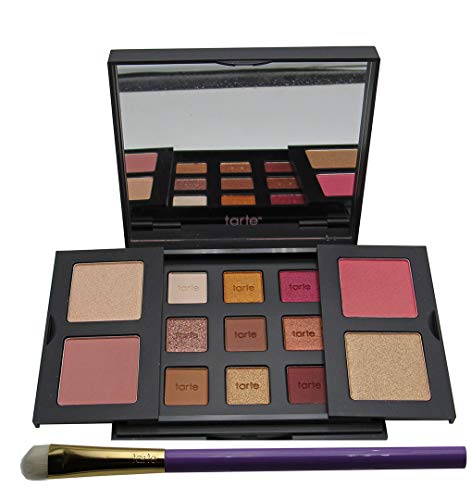 Tarte Limited-Edition Palette with 9 Eye & 4 Cheek shades and Eyeshadow Brush