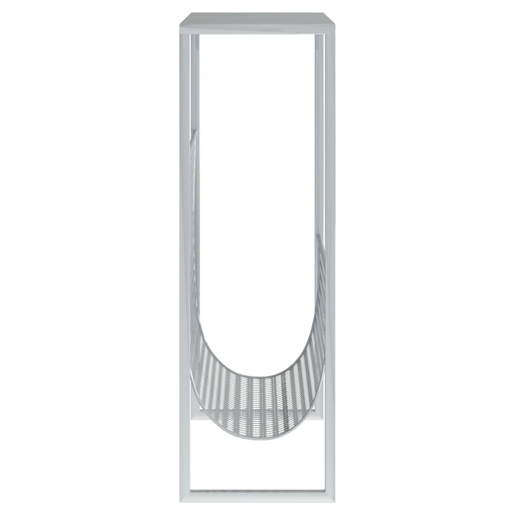 Zeitschriftenständer, Zeitungsständer, Beistelltisch Schmal, platzsparend, Freistehend Zeitschriftensammler für Büro Zuhause und Wohnzimmer, 35 x 15 x 45 cm, Stahl