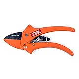 P1 Hand Pruner - TIGER JAW Lightweight Ratcheting Hand Pruner, Small to Medium Hands, Cuts Up To 1/2 Inch Flowers And Stems