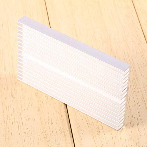 Aluminiowy radiator/żebra chłodzące, aluminium, dyfuzja Cooling Fin do impulsów Ic LED, 100 x 60 x 10 mm
