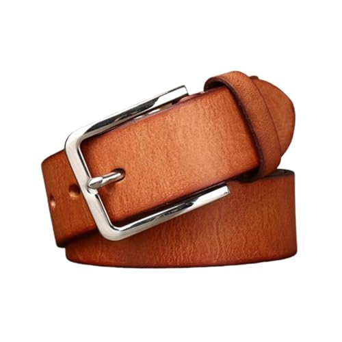 Ceinture en cuir pleine fleur faite main avec une boucle robuste en acier