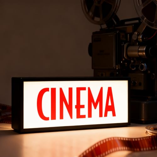 Vintage Cinema Marquee LED Lightbox Sign