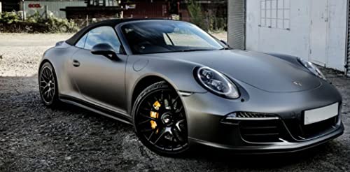 Image of HOME13 Vinyl Wrap Sheet for Car & Bike Self Adheisve Vinyl Wrap Sticker & Decal Roll Film Air Release Bubble Free (12x100 Inches, Gun Grey Wrap)