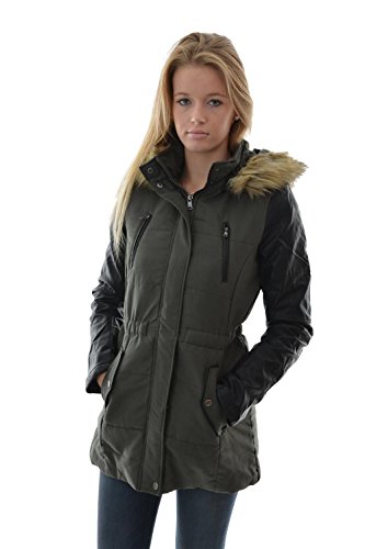 Blouson Cleopatra Kaki Only - Veste mi-saison femme légère et coupe-vent urbain