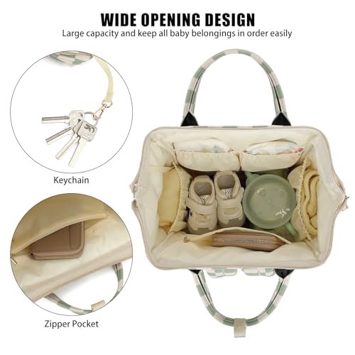 Dezcrab Diaper Bag Backpack