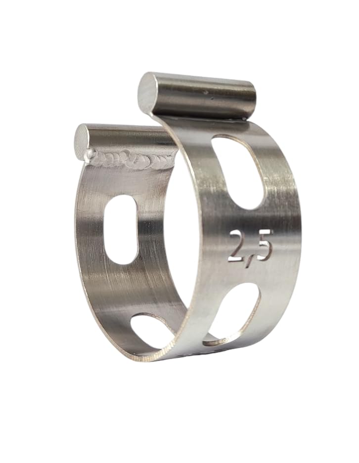2.5" inch Tacking Band Stainless Steel exhaust easy to Clamp-On For Welding Fabrication (63.5mm)