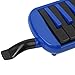 32 Key Melodica, Blue Beginner Wind Instrument with Carrying Bag F32s