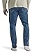 Lee Men's Big & Tall Legendary Regular Straight Jean, Overdye Black, 46W x 28L