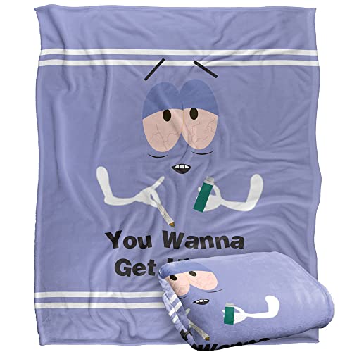 South Park Towelie Wanna Get High Officially Licensed Silky Touch Super Soft Throw Blanket 50 x 60