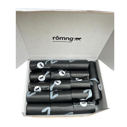 Image of Compostable Dog Waste Bags, Plant-Based, Leak-Proof, Black, 510 Count