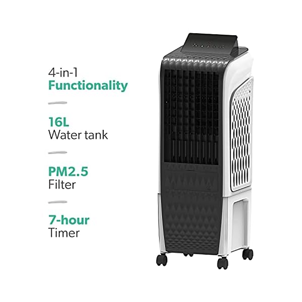 16L Portable Air Cooler with Built-in Air Purifier Cleaner and Humidifier - Image 6
