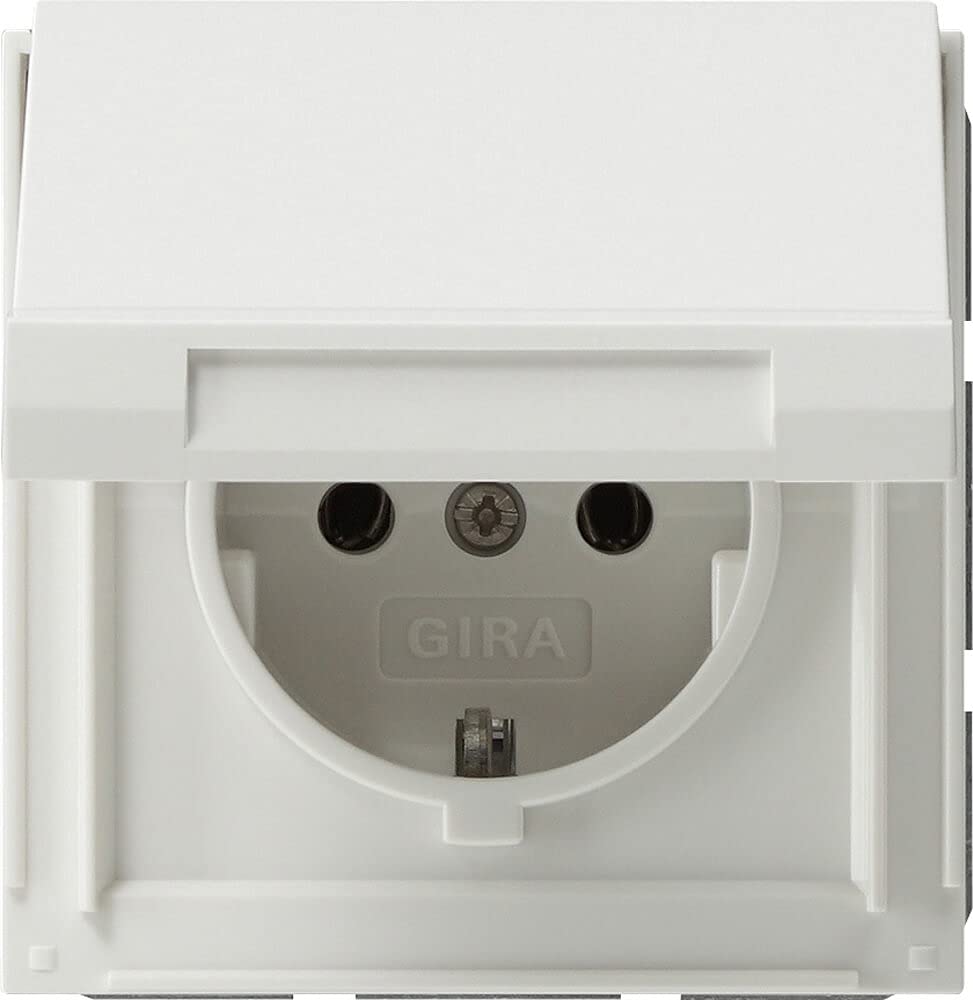 Gira TX 44 Reinweiß Komplett-Set 3x Steckdose 045466 3-fach Rahmen 021366 Feuchtraum IP44